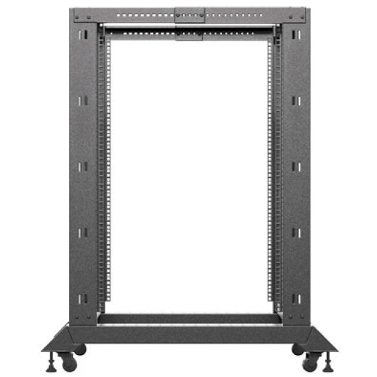 Rack abierto Lanberg OR01-6022-B 22U 19" 600kg acero autoinstalable negro 1000x600x1229mm