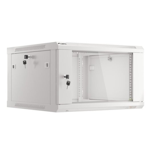 Wandgehäuse Lanberg WF01-6606-10S 6U 60kg Grau Wandgehäuse Lanberg WF01-6606-10S 6U 60kg Grau