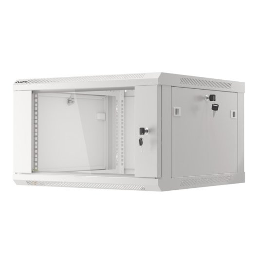 Wandgehäuse Lanberg WF01-6606-10S 6U 60kg Grau Wandgehäuse Lanberg WF01-6606-10S 6U 60kg Grau