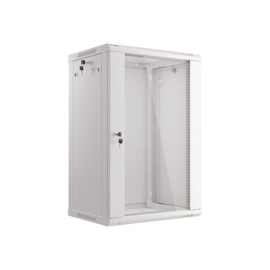 Bastidor da Parete Lanberg WF01-6418-10S 18U 60kg Grigio Bastidor da Parete Lanberg WF01-6418-10S 18U 60kg Grigio