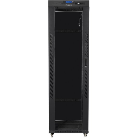 Armadio Rack Lanberg FF01-6642-12BL 42U 1200kg Nero con Porta Tempered Glass Armadio Rack Lanberg FF01-6642-12BL 42U 1200kg Nero con Porta Tempered Glass
