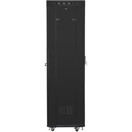 Armadio Rack Lanberg FF01-6642-12BL 42U 1200kg Nero con Porta Tempered Glass Armadio Rack Lanberg FF01-6642-12BL 42U 1200kg Nero con Porta Tempered Glass
