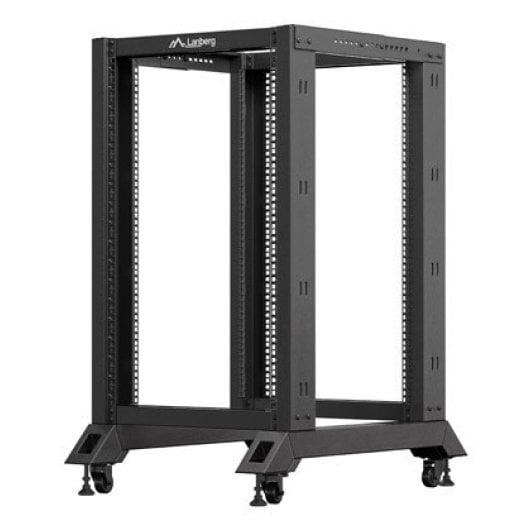 Rack Lanberg OR01-6818-B 18U Preto Capacidade 600 kg com Rodízios Rack