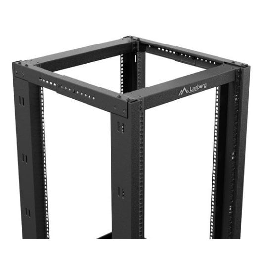 Rack Lanberg OR01-6818-B 18U Preto Capacidade 600 kg com Rodízios Rack