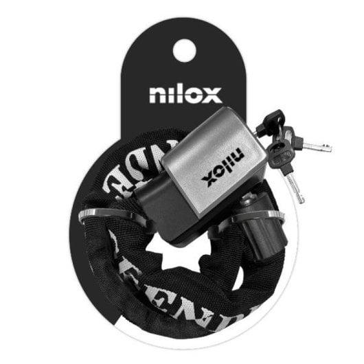 Candado Nilox NXPLCHAINLOCK Metálico Negro 940mm para seguridad reforzada