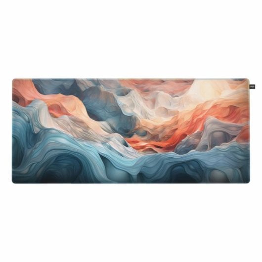 Alfombrilla Cherry XTRFY GP5 XL Amnis Blue 920mm x 400mm Base Antiderrapante Multicolor