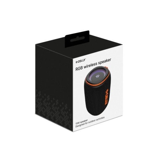 Altavoces Celly Portátil Estéreo Inalámbrico 15W RGB USB-C con micrófono integrado