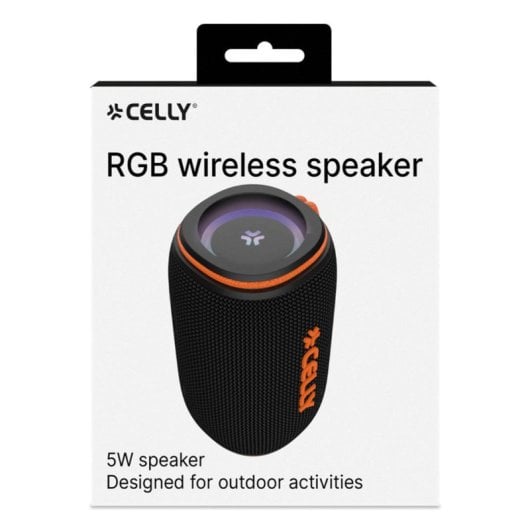 Altavoces Celly Portátiles Inalámbricos USB-C 5W con luces RGB y micrófono integrado