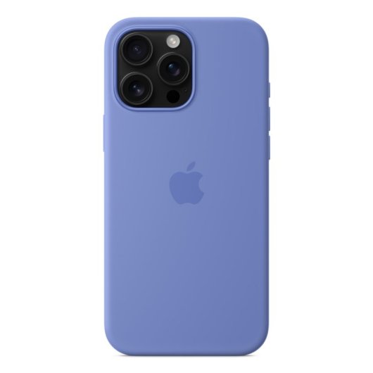 Funda Apple iPhone 16 Pro Max MagSafe silicona reciclada púrpura recubrimiento zafiro