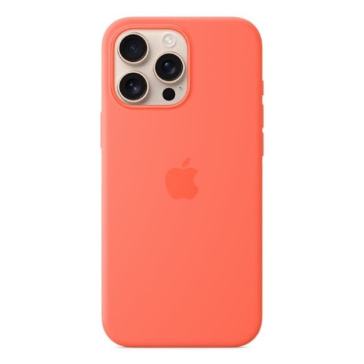 Funda Apple MDGX4ZM/A iPhone 16 Pro Max MagSafe Silicona Reciclada Naranja 6.7?