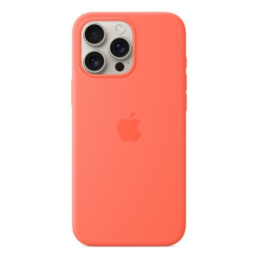 Funda Apple MDGX4ZM/A iPhone 16 Pro Max MagSafe Silicona Reciclada Naranja 6.7?