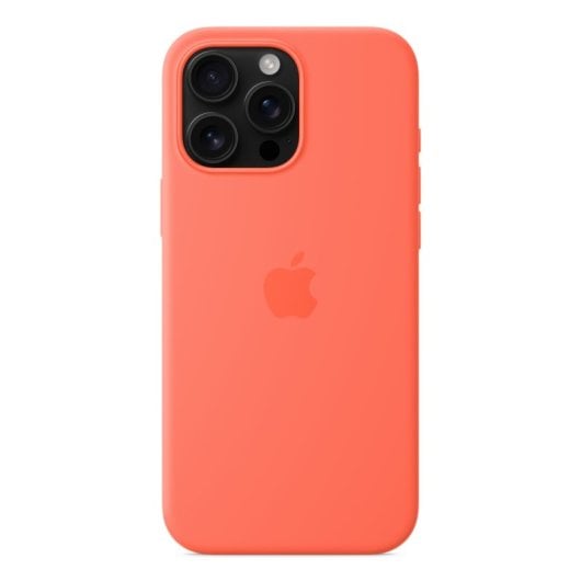 Funda Apple MDGX4ZM/A iPhone 16 Pro Max MagSafe Silicona Reciclada Naranja 6.7?