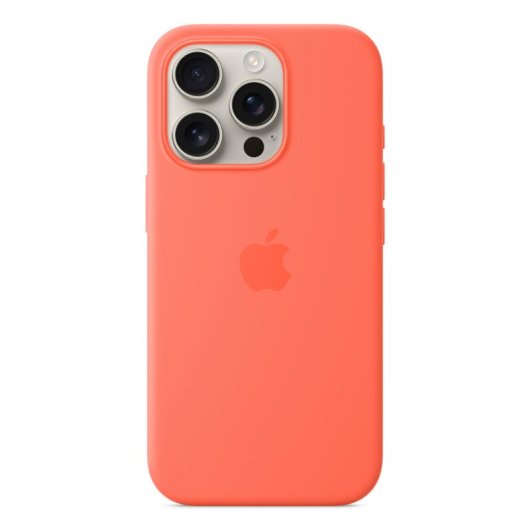 Custodia Apple MDFY4ZM/A per iPhone 16 Pro 6.7" MagSafe in silicone riciclato arancione