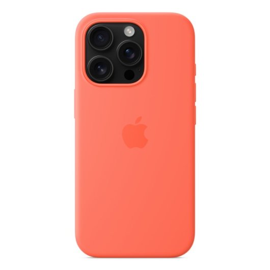 Custodia Apple MDFY4ZM/A per iPhone 16 Pro 6.7" MagSafe in silicone riciclato arancione