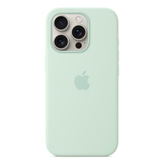 Apple MDG04ZM/A iPhone 16 Pro MagSafe Case Aquamarin Recyceltes Silikon