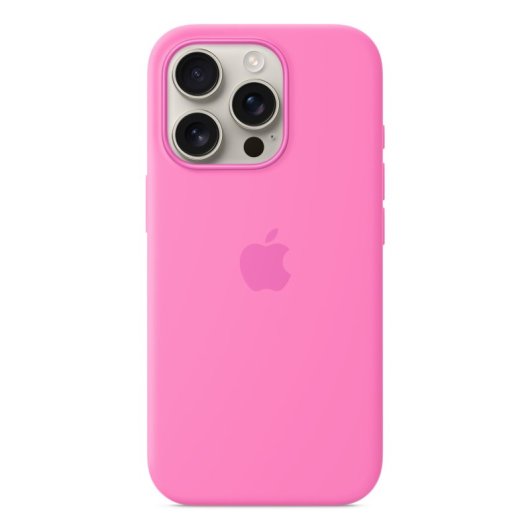 Funda Apple MDFX4ZM/A iPhone 16 Pro MagSafe silicona reciclada rosa 6.7?