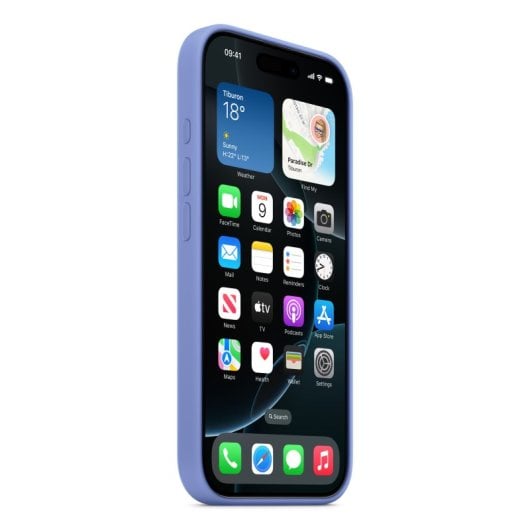 Funda Apple MDG14ZM/A iPhone 16 Pro MagSafe 55% Silicona Reciclada Púrpura