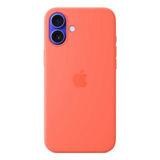 Capa Apple MagSafe MDGT4ZM/A Laranja Silicone Reciclado iPhone 16 Plus 6,7″
