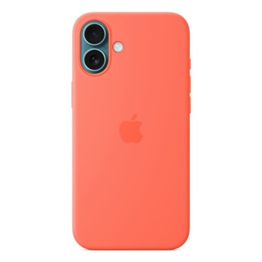Capa Apple MagSafe MDGT4ZM/A Laranja Silicone Reciclado iPhone 16 Plus 6,7″