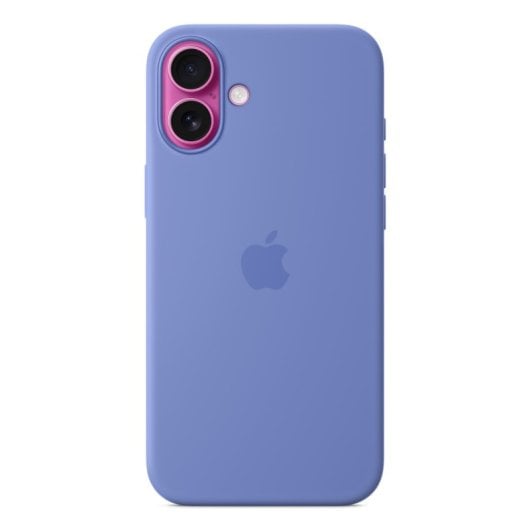 Custodia MagSafe Apple MDGV4ZM/A per iPhone 16 Plus, viola, in silicone riciclato, con controllo della fotocamera