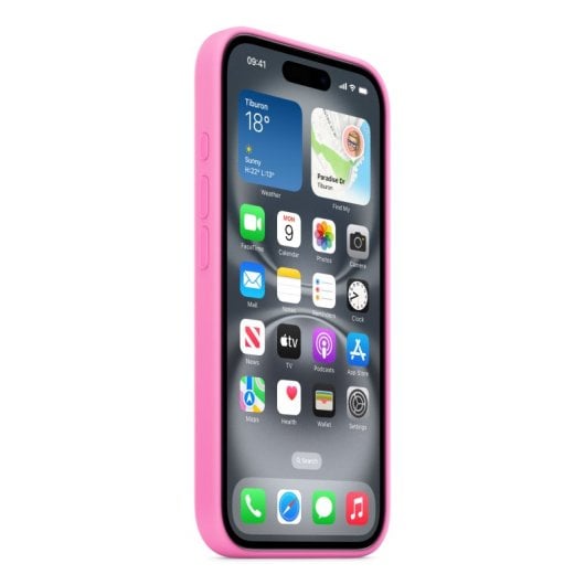 Funda Apple MDGM4ZM/A MagSafe Silicona Reciclada Rosa Compatible iPhone 16 6.1?
