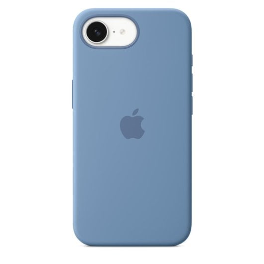 Funda de silicona Apple iPhone 16e Azul invierno microfibra y silicona reciclada 6.1?