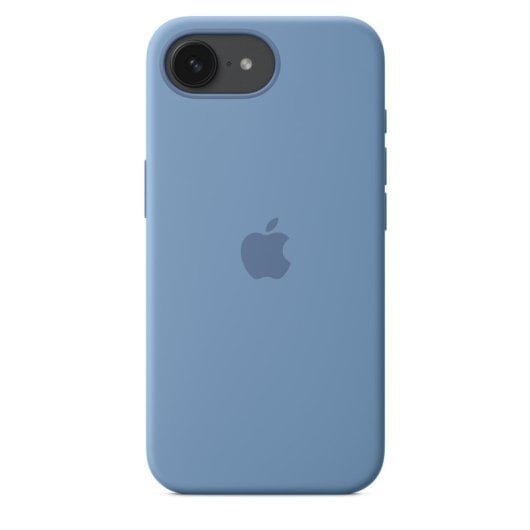 Funda de silicona Apple iPhone 16e Azul invierno microfibra y silicona reciclada 6.1?