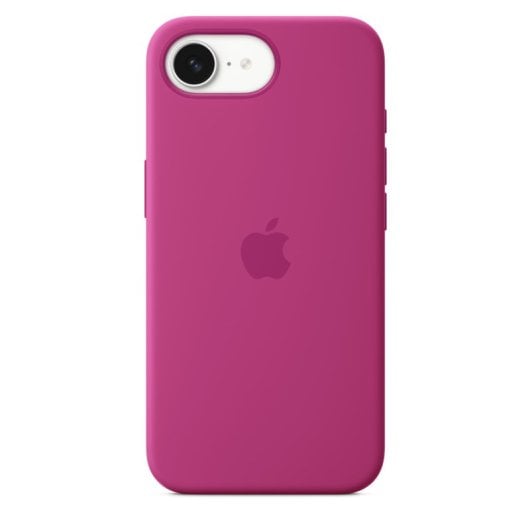 Funda de silicona Apple iPhone 16e microfibra interior 6.1? Fucsia reciclada