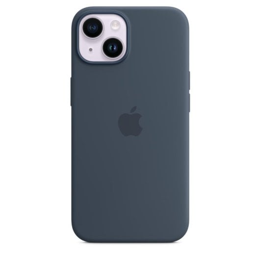 Funda Apple MW5T3ZM/A para iPhone 14 6.1? color Marina diseño monocromo