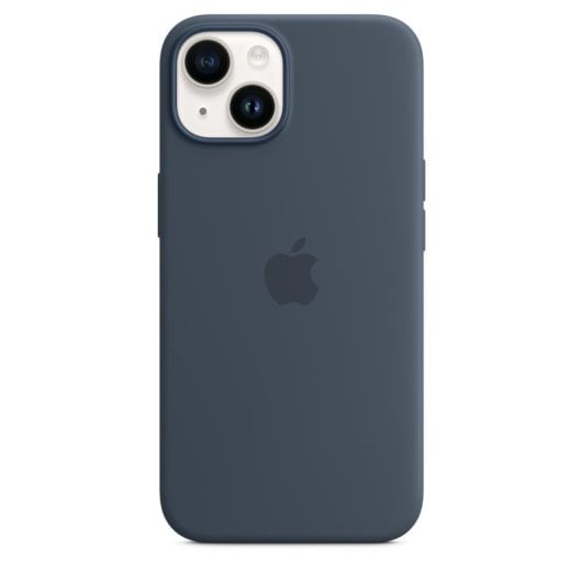 Funda Apple MW5T3ZM/A para iPhone 14 6.1? color Marina diseño monocromo