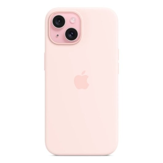 Funda Apple MXPH3ZM/A Rosa para iPhone 15, 15.5 cm (6.1?) Monocromo