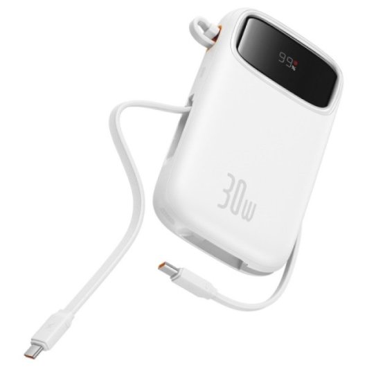 Power bank Baseus QPow2 10000mAh 30W Power Delivery 3.0 Quick Charge 3.0 Blanco
