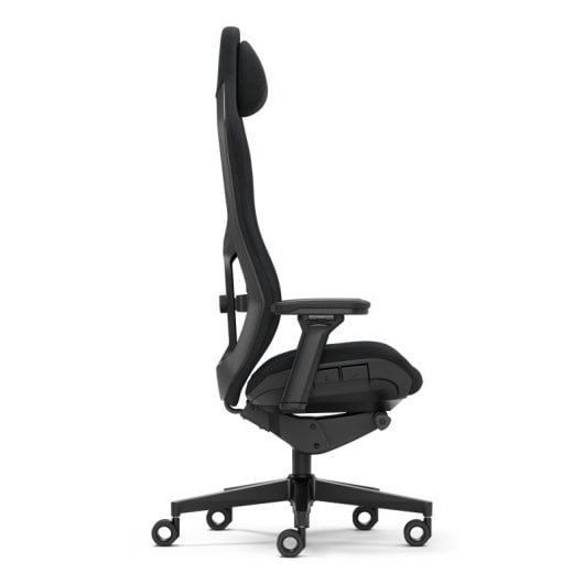 Silla gaming Fractal Design reposabrazos 4D respaldo malla alcántara altura ajustable