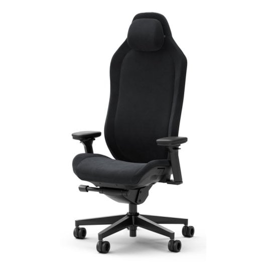 Silla gaming Fractal Design reposabrazos 4D respaldo malla alcántara altura ajustable