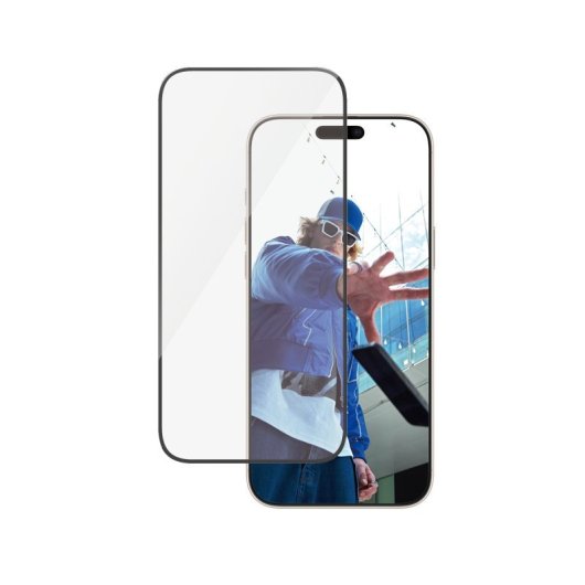 Protector de pantalla PanzerGlass iPhone 16 Pro Max vidrio templado PET silicona anti-huellas