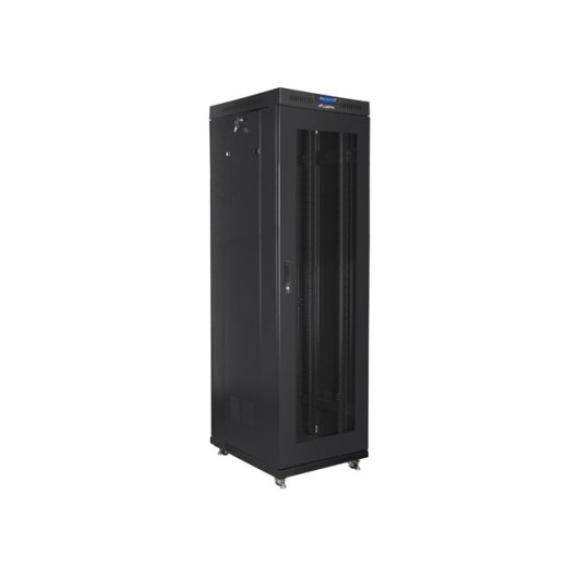 Rack independiente Lanberg FF01-6842-23BL 42U 1200kg LCD Ventilación IP20 Negro
