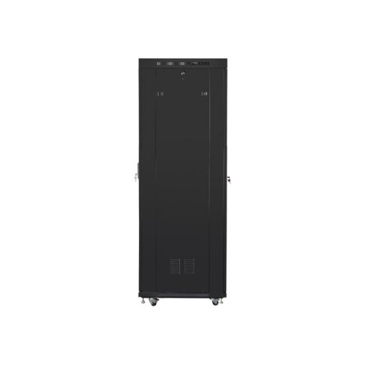 Rack independiente Lanberg FF01-6842-23BL 42U 1200kg LCD Ventilación IP20 Negro