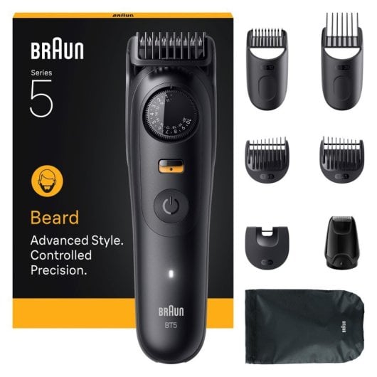 Cortapelos Braun Recargable 40 posiciones Wet&Dry inalámbrico 120min batería Li-ion
