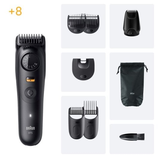 Cortapelos Braun Recargable 40 posiciones Wet&Dry inalámbrico 120min batería Li-ion
