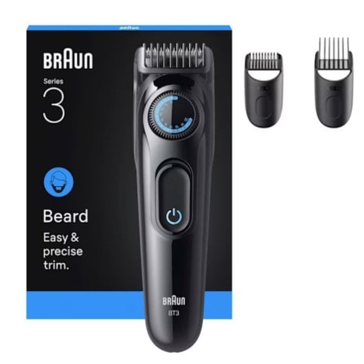 Recortadora Braun BT3520 Negro Azul Batería 40 ajustes 0,5-20mm Precisión