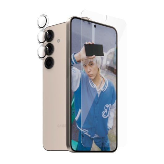 Protector de pantalla PanzerGlass Samsung Galaxy S25+ Vidrio templado PET Silicona