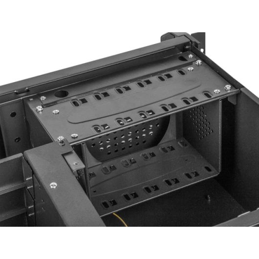 Bastidor Lanberg SC01-4504-08B 4U 2x 80mm Lüfter 7 HDD Einschübe Schwarz