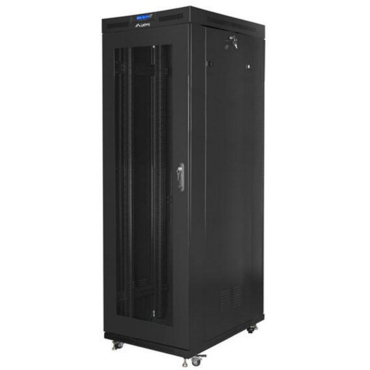 Rack Lanberg FF01-8227-23BL Nero 27U 800kg con Display LCD e Ventilazione Rack Lanberg FF01-8227-23BL Nero 27U 800kg con Display LCD e Ventilazione