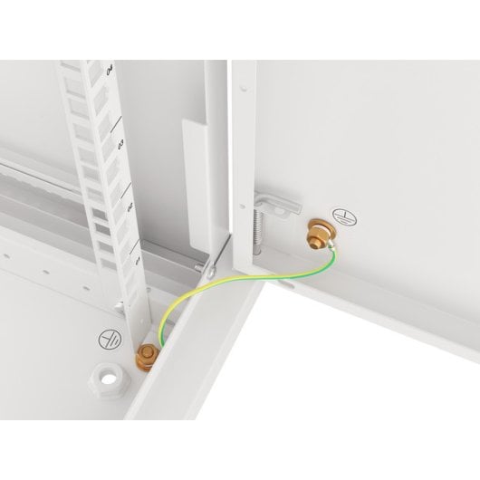 Bastidor de pared Lanberg WF01-6406-00S 6U 60kg IP20 Gris autoinstalable