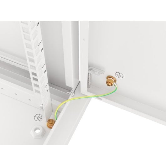 Bastidor de pared Lanberg WF01-6612-00S 12U 19" IP20 Gris RAL7035 60kg autoinstalable