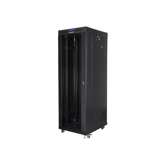 Rack independiente Lanberg FF01-6837-12BL 37U 1200kg Acero LCD Ventilación Negra