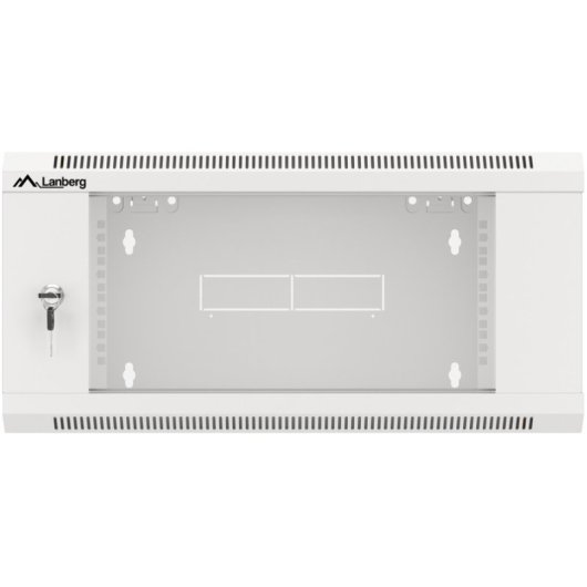 Bastidor de pared Lanberg WFFA-5604-10S 4U 60kg IP20 RAL7035 Gris cristal templado