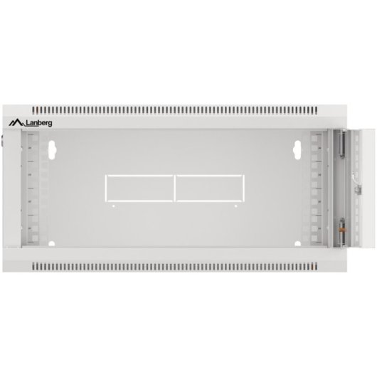 Bastidor de pared Lanberg WFFA-5604-10S 4U 60kg IP20 RAL7035 Gris cristal templado