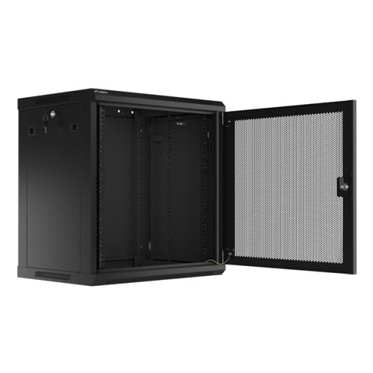 Bastidor Lanberg WF01-6412-23B 12U Noir 60kg Verrouillage Clavier