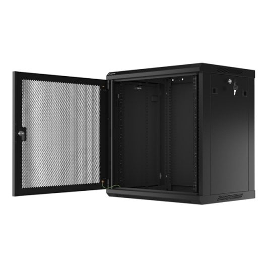 Bastidor Lanberg WF01-6412-23B 12U Noir 60kg Verrouillage Clavier